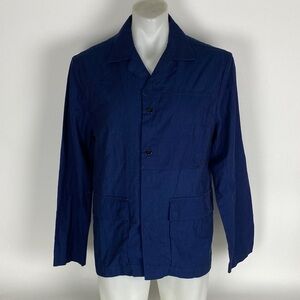 NWT G-Star Raw Marseille Denim Chore Blazer Jacket Blue Men’s Size M